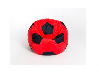 Кресло-мешок Мяч малый красно-черное в Тарко-Сале - tarko-sale.mebel-74.com | фото