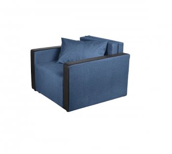 Кресло-кровать Милена с подлокотниками Синий в Тарко-Сале - tarko-sale.mebel-74.com | фото