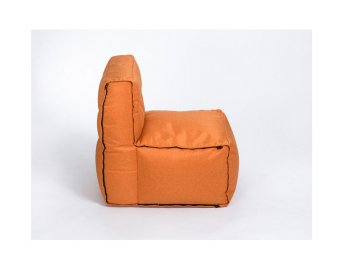 Модульное кресло Комфорт Колор прямое оранжевое в Тарко-Сале - tarko-sale.mebel-74.com | фото