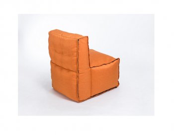 Модульное кресло Комфорт Колор прямое оранжевое в Тарко-Сале - tarko-sale.mebel-74.com | фото