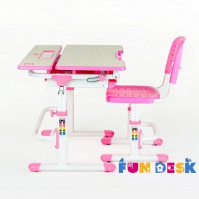 Парта-трансформер + стул Lavoro Pink в Тарко-Сале - tarko-sale.mebel-74.com | фото
