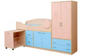 Набор мебели для детской Юниор -12.2 (700*1860) МДФ матовый в Тарко-Сале - tarko-sale.mebel-74.com | фото