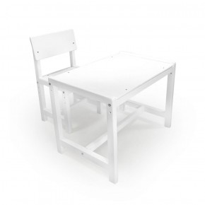 Детский растущий комплект стол и стул Я САМ "Лофт" (Белый, Белый) в Тарко-Сале - tarko-sale.mebel-74.com | фото