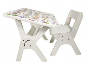Детский растущий стол-парта и стул Я САМ "Умка" (Алфавит) в Тарко-Сале - tarko-sale.mebel-74.com | фото