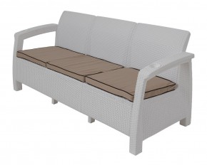Диван Yalta Premium Sofa 3 Set (Ялта) белый (+подушки под спину) в Тарко-Сале - tarko-sale.mebel-74.com | фото