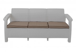 Диван Yalta Premium Sofa 3 Set (Ялта) белый (+подушки под спину) в Тарко-Сале - tarko-sale.mebel-74.com | фото