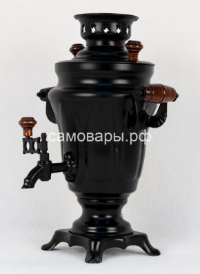 Электрический самовар "Черный Русский" матовый тюльпан в наборе на 1,5 литра. Ограниченная серия. в Тарко-Сале - tarko-sale.mebel-74.com | фото