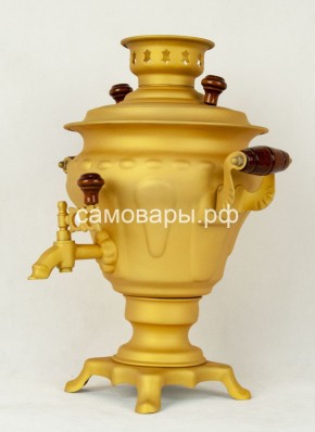 Электрический самовар "Русское золото" матовая груша на 2 литра (Ограниченная серия) в Тарко-Сале - tarko-sale.mebel-74.com | фото
