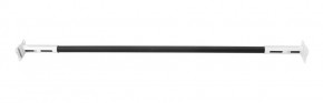 Турник раздвижной 1250-1500 цв. белый-черный FLEXTER PROFI в Тарко-Сале - tarko-sale.mebel-74.com | фото