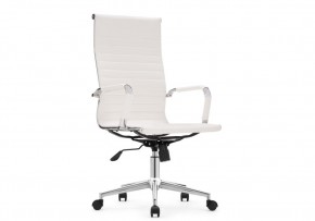 Компьютерное кресло Reus pu white / chrome в Тарко-Сале - tarko-sale.mebel-74.com | фото