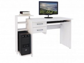 Компьютерный стол №12 (Анкор белый) в Тарко-Сале - tarko-sale.mebel-74.com | фото