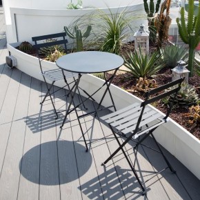 Комплект садовой мебели OTS-001R (стол + 2 стула) металл в Тарко-Сале - tarko-sale.mebel-74.com | фото