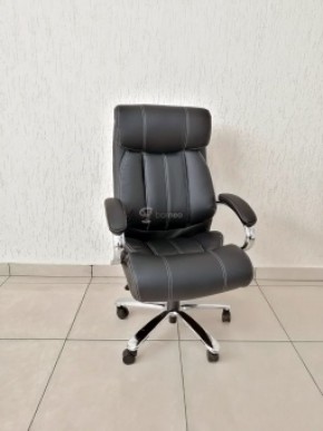 Кресло Barneo K-303 для руководителя (черная экокожа) в Тарко-Сале - tarko-sale.mebel-74.com | фото