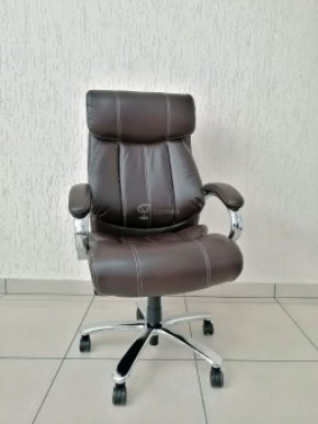 Кресло Barneo K-303 для руководителя (коричневая экокожа) в Тарко-Сале - tarko-sale.mebel-74.com | фото
