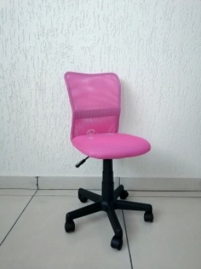 Кресло Barneo K-401 детское (розовая ткань/сетка) в Тарко-Сале - tarko-sale.mebel-74.com | фото