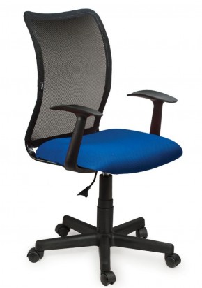 Кресло BRABIX "Spring MG-307", с подлокотниками, комбинированное синее/черное TW, 531404 в Тарко-Сале - tarko-sale.mebel-74.com | фото