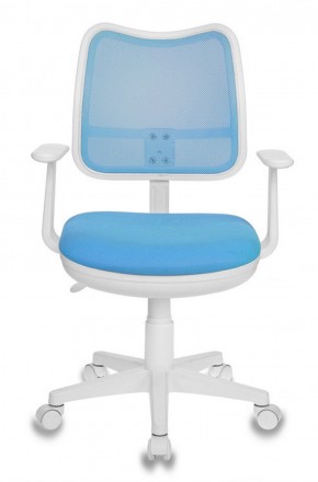 Кресло детское Бюрократ CH-W797/LB/TW-55 голубой в Тарко-Сале - tarko-sale.mebel-74.com | фото