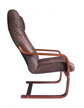 Кресло для отдыха (пружинка) Магнат 102-З-Ш замша ШОКОЛАД в Тарко-Сале - tarko-sale.mebel-74.com | фото