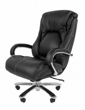 Кресло для руководителя CHAIRMAN 402 (Кожа) Черное в Тарко-Сале - tarko-sale.mebel-74.com | фото