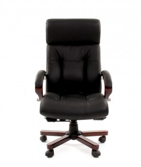 Кресло для руководителя CHAIRMAN  421 (Натуральная кожа) Черное в Тарко-Сале - tarko-sale.mebel-74.com | фото