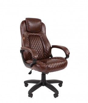 Кресло для руководителя  CHAIRMAN 432 (Экокожа коричневая) в Тарко-Сале - tarko-sale.mebel-74.com | фото