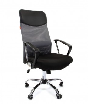 Кресло для руководителя CHAIRMAN 610 N(15-21 черный/сетка серый) в Тарко-Сале - tarko-sale.mebel-74.com | фото