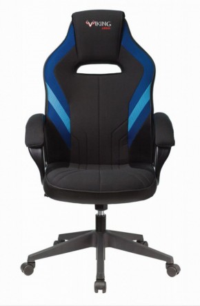 Кресло игровое Бюрократ VIKING 3 AERO BLUE черный/синий в Тарко-Сале - tarko-sale.mebel-74.com | фото