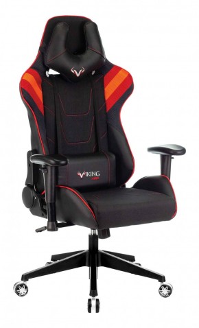 Кресло игровое Бюрократ VIKING 4 AERO RED черный/красный в Тарко-Сале - tarko-sale.mebel-74.com | фото