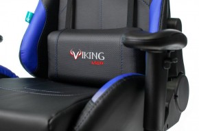 Кресло игровое Бюрократ VIKING 5 AERO BLUE черный/синий в Тарко-Сале - tarko-sale.mebel-74.com | фото