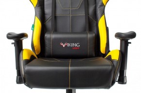 Кресло игровое Бюрократ VIKING 5 AERO YELLOW черный/желтый в Тарко-Сале - tarko-sale.mebel-74.com | фото