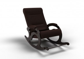 Кресло-качалка Тироль 12-Т-ГР (ткань/венге) ГРАФИТ в Тарко-Сале - tarko-sale.mebel-74.com | фото