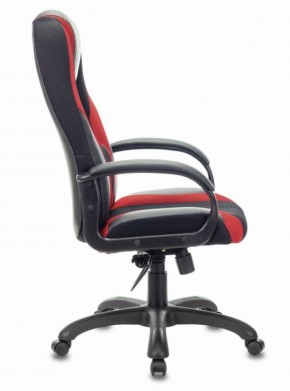 Кресло компьютерное BRABIX PREMIUM "Rapid GM-102" (экокожа/ткань, черное/красное) 532107 в Тарко-Сале - tarko-sale.mebel-74.com | фото