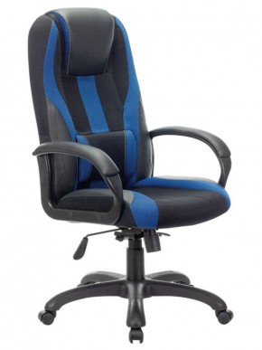 Кресло компьютерное BRABIX PREMIUM "Rapid GM-102" (экокожа/ткань, черное/синее) 532106 в Тарко-Сале - tarko-sale.mebel-74.com | фото