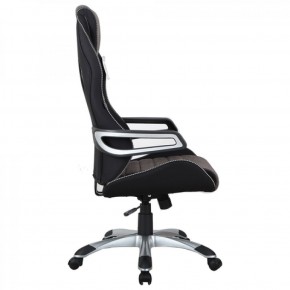 Кресло компьютерное BRABIX Techno GM-002 (ткань) черное/серое, вставки белые (531815) в Тарко-Сале - tarko-sale.mebel-74.com | фото