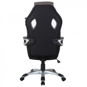 Кресло компьютерное BRABIX Techno GM-002 (ткань) черное/серое, вставки белые (531815) в Тарко-Сале - tarko-sale.mebel-74.com | фото