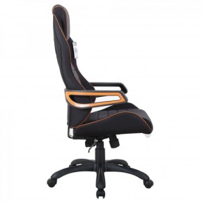 Кресло компьютерное BRABIX Techno Pro GM-003 (ткань черное/серое, вставки оранжевые) 531813 в Тарко-Сале - tarko-sale.mebel-74.com | фото