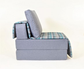 Кресло-кровать бескаркасное Харви (серый-квадро азур) в Тарко-Сале - tarko-sale.mebel-74.com | фото