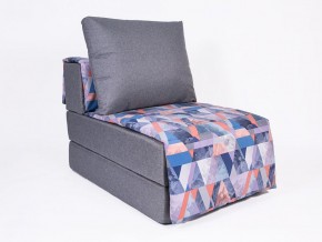Кресло-кровать бескаркасное Харви (серый-сноу деним) в Тарко-Сале - tarko-sale.mebel-74.com | фото