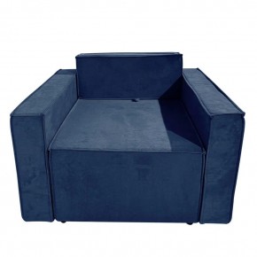 Кресло-кровать Принц КК1-ВСи (велюр синий) в Тарко-Сале - tarko-sale.mebel-74.com | фото