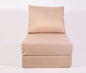 Кресло-кровать-пуф бескаркасное Прайм (Бежевый песочный) в Тарко-Сале - tarko-sale.mebel-74.com | фото