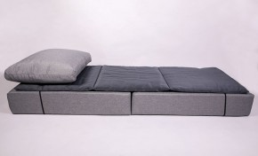 Кресло-кровать-пуф бескаркасное Прайм (мехико серый-графит) в Тарко-Сале - tarko-sale.mebel-74.com | фото