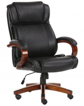 Кресло офисное BRABIX PREMIUM "Magnum EX-701" (дерево, рециклированная кожа, черное) 531827 в Тарко-Сале - tarko-sale.mebel-74.com | фото