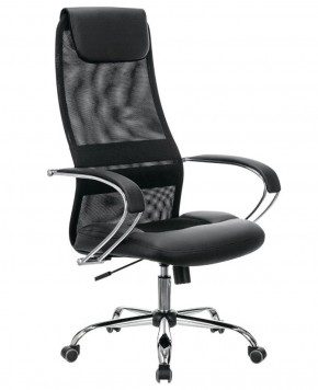 Кресло офисное BRABIX PREMIUM "Stalker EX-608 CH" (хром, ткань-сетка/кожзам, черное) 532091 в Тарко-Сале - tarko-sale.mebel-74.com | фото