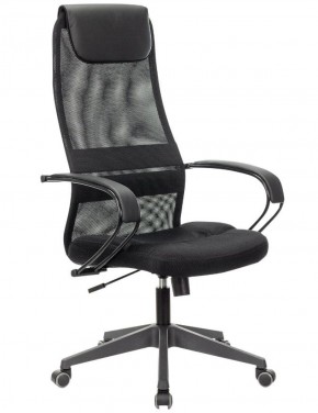 Кресло офисное BRABIX PREMIUM "Stalker EX-608 PL" (ткань-сетка/кожзам, черное) 532090 в Тарко-Сале - tarko-sale.mebel-74.com | фото