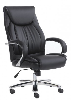 Кресло офисное BRABIX "Advance EX-575" (хром/экокожа/черное) 531825 в Тарко-Сале - tarko-sale.mebel-74.com | фото
