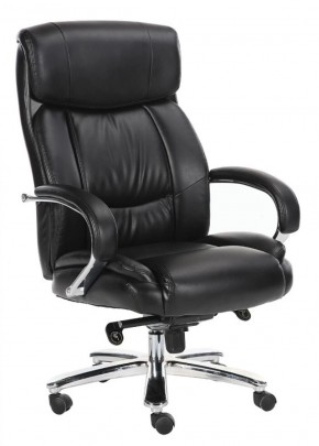 Кресло офисное BRABIX "Direct EX-580" (хром/рециклированная кожа/черное) 531824 в Тарко-Сале - tarko-sale.mebel-74.com | фото