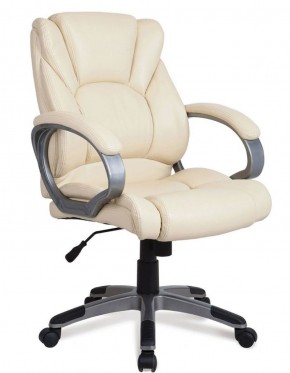 Кресло офисное BRABIX "Eldorado EX-504", экокожа, бежевое, 531167 в Тарко-Сале - tarko-sale.mebel-74.com | фото