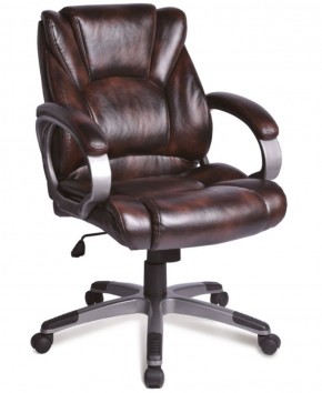 Кресло офисное BRABIX "Eldorado EX-504" (коричневое) 530875 в Тарко-Сале - tarko-sale.mebel-74.com | фото