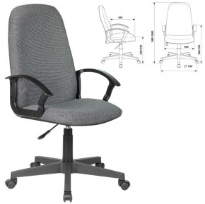 Кресло офисное BRABIX "Element EX-289", ткань, серое, 532093 в Тарко-Сале - tarko-sale.mebel-74.com | фото