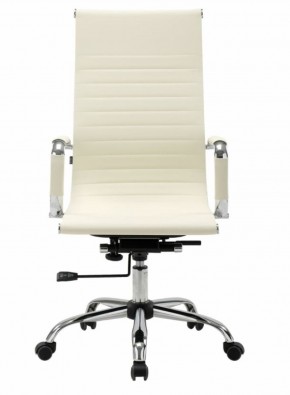 Кресло офисное BRABIX "Energy EX-509" (экокожа, хром, бежевое) 531166 в Тарко-Сале - tarko-sale.mebel-74.com | фото